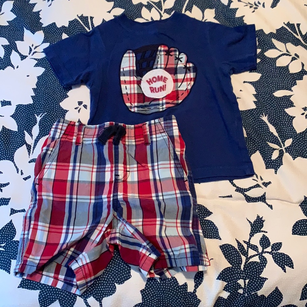 Gymboree baseball outfit